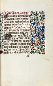 Book of Hours (Use of Rouen): fol. 52r by Master of the Geneva Latini (French, active Rouen, 1460–80)