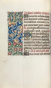 Book of Hours (Use of Rouen): fol. 52v by Master of the Geneva Latini (French, active Rouen, 1460–80)