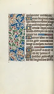 Book of Hours (Use of Rouen): fol. 52v by Master of the Geneva Latini (French, active Rouen, 1460–80)