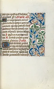 Book of Hours (Use of Rouen): fol. 54r by Master of the Geneva Latini (French, active Rouen, 1460–80)