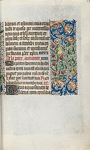 Book of Hours (Use of Rouen): fol. 55r by Master of the Geneva Latini (French, active Rouen, 1460–80)