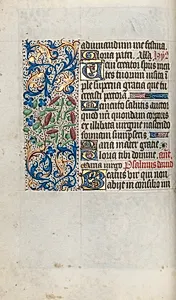 Book of Hours (Use of Rouen): fol. 56v by Master of the Geneva Latini (French, active Rouen, 1460–80)