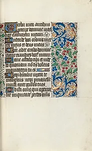 Book of Hours (Use of Rouen): fol. 59r by Master of the Geneva Latini (French, active Rouen, 1460–80)