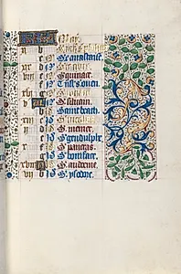 Book of Hours (Use of Rouen): fol. 5r, Calendar Page for May by Master of the Geneva Latini (French, active Rouen, 1460–80)