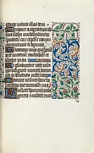 Book of Hours (Use of Rouen): fol. 60r by Master of the Geneva Latini (French, active Rouen, 1460–80)
