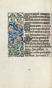 Book of Hours (Use of Rouen): fol. 60v by Master of the Geneva Latini (French, active Rouen, 1460–80)
