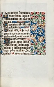 Book of Hours (Use of Rouen): fol. 63r by Master of the Geneva Latini (French, active Rouen, 1460–80)