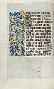 Book of Hours (Use of Rouen): fol. 64v by Master of the Geneva Latini (French, active Rouen, 1460–80)