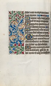 Book of Hours (Use of Rouen): fol. 65v by Master of the Geneva Latini (French, active Rouen, 1460–80)