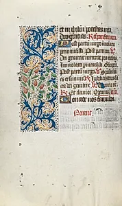 Book of Hours (Use of Rouen): fol. 66v by Master of the Geneva Latini (French, active Rouen, 1460–80)