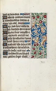 Book of Hours (Use of Rouen): fol. 69r by Master of the Geneva Latini (French, active Rouen, 1460–80)