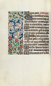 Book of Hours (Use of Rouen): fol. 71v by Master of the Geneva Latini (French, active Rouen, 1460–80)
