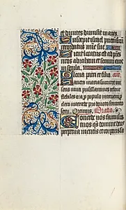 Book of Hours (Use of Rouen): fol. 74v by Master of the Geneva Latini (French, active Rouen, 1460–80)