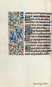 Book of Hours (Use of Rouen): fol. 76v by Master of the Geneva Latini (French, active Rouen, 1460–80)