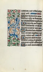 Book of Hours (Use of Rouen): fol. 83v by Master of the Geneva Latini (French, active Rouen, 1460–80)