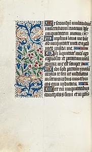 Book of Hours (Use of Rouen): fol. 85v by Master of the Geneva Latini (French, active Rouen, 1460–80)