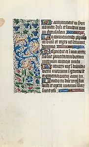 Book of Hours (Use of Rouen): fol. 89v by Master of the Geneva Latini (French, active Rouen, 1460–80)