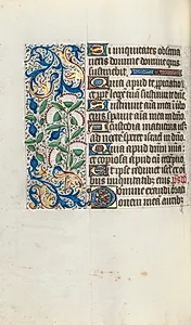 Book of Hours (Use of Rouen): fol. 90v by Master of the Geneva Latini (French, active Rouen, 1460–80)