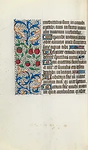 Book of Hours (Use of Rouen): fol. 91v by Master of the Geneva Latini (French, active Rouen, 1460–80)