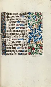 Book of Hours (Use of Rouen): fol. 93r by Master of the Geneva Latini (French, active Rouen, 1460–80)