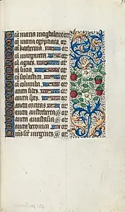 Book of Hours (Use of Rouen): fol. 94r by Master of the Geneva Latini (French, active Rouen, 1460–80)