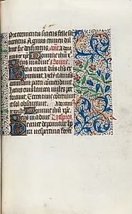 Book of Hours (Use of Rouen): fol. 98r by Master of the Geneva Latini (French, active Rouen, 1460–80)
