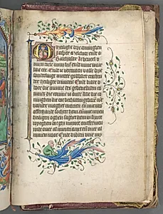 Book of Hours (Use of Utrecht): fol. 222r, Initial with Three Kings by Master of Gijsbrecht van Brederode (Netherlandish)