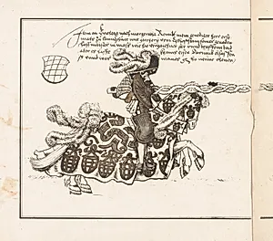 Book on Tournaments:  Jouster Facing Right