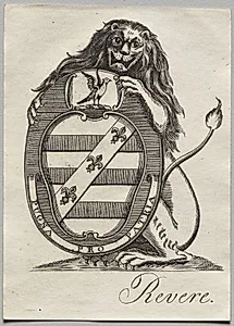 Bookplate:  Coat of Arms