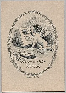Bookplate: Florence Sylva Wheeler by Unknown Artist