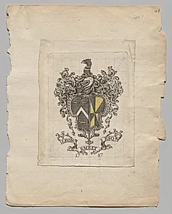 Bookplate: Leonard Smelt, Esq. by Unknown Artist
