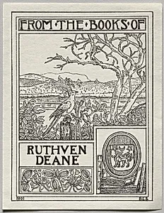 Bookplate: Ruthven Deane by Unknown Artist