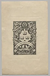 Bookplate: The University Club, Cleveland by Unknown Artist