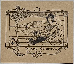 Bookplate: Ward Cameron by Unknown Artist