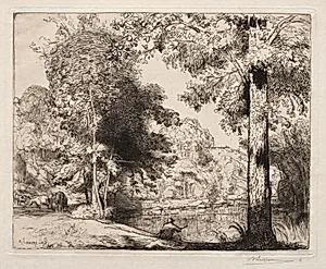 Bords de la Vie by Auguste Louis Lepère (French, 1849–1918)