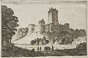 Borthwick Castle from the East