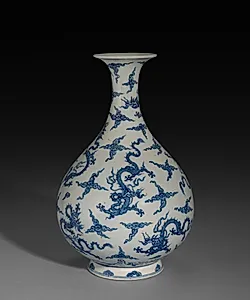 Bottle Vase by Unknown Artist
