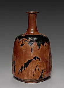 Bottle Vase: Seto Ware by Unknown Artist