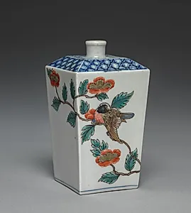 Bottle with Bird and Butterfly by Unknown Artist