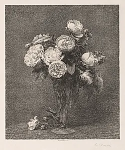 Bouquet of Roses by Henri Fantin-Latour (French, 1836–1904)