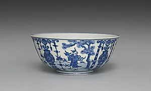 Bowl from Nesting Bowls with Daoist Immortals by Seifū Yohei III (Japanese, 1851–1914)