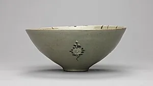 Bowl with Fish and Waves in Relief by Unknown Artist