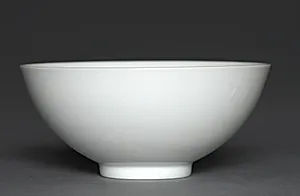 Bowl with Orchids by Unknown Artist