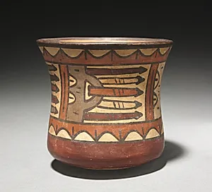 Bowl with Trophy Heads by Unknown Artist