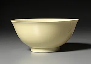 Bowl with Yellow Glaze by Unknown Artist
