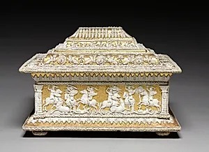Box with Military Scenes from Antiquity by Workshop of the Cleveland Casket (Italian)
