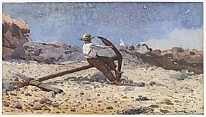 Boy with Anchor by Winslow Homer (American, 1836–1910)