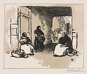 Bread-Sellers  by Auguste Louis Lepère (French, 1849–1918)