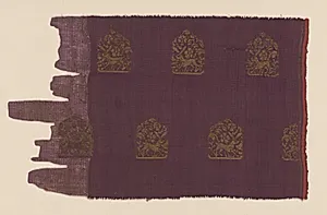 Brocade with Hares by Unknown Artist