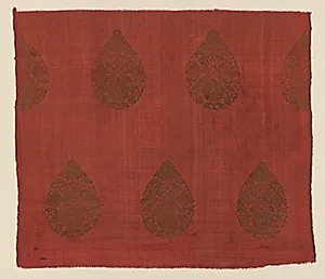 Brocade with Lotus Flowers by Unknown Artist